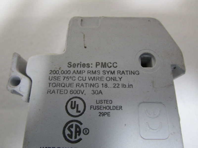 DF ELECTRIC 30A 600V PMCC FUSE HOLDER 460009  UNMP