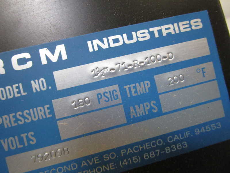 RCM INDUSTRIES FLO-GAGE 1-1/2"-71-R-100-D  NSMP