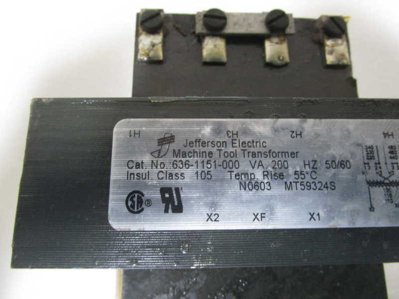 JEFFERSON ELECTRIC TRANSFORMER 636-1151-000 *NEW NO BOX*