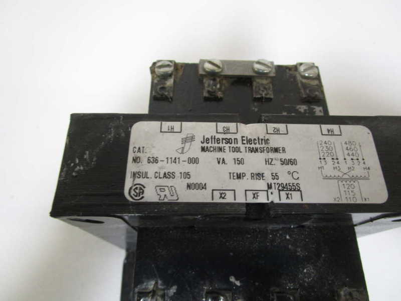 JEFFERSON ELECTRIC TRANSFORMER  636-1141-000 *USED*