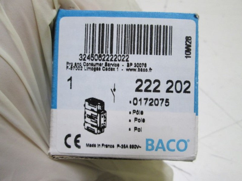 BACO DISCONNECT SWITCH 172075  NSMP
