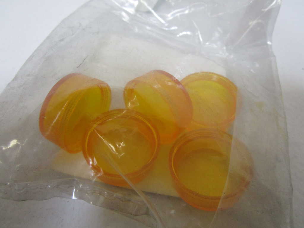 LOT OF 5 ABB PILOT LIGHT LENS (YELLOW) KA1-8033 *NEW IN BAG*