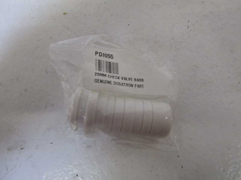 DOSATRON 20MM CHECK VALVE BARB PDI055  NSNP IN BAG