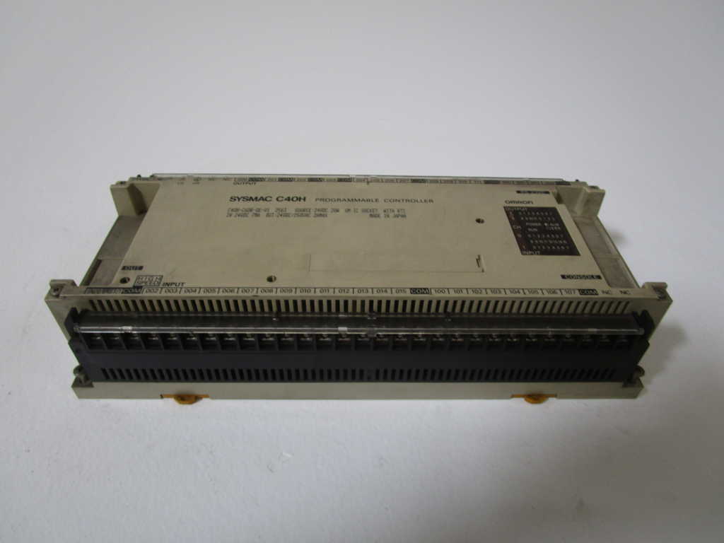 OMRON PROGRAMMABLE CONTROLLER C40H-C6DR-DE-V1 *USED*
