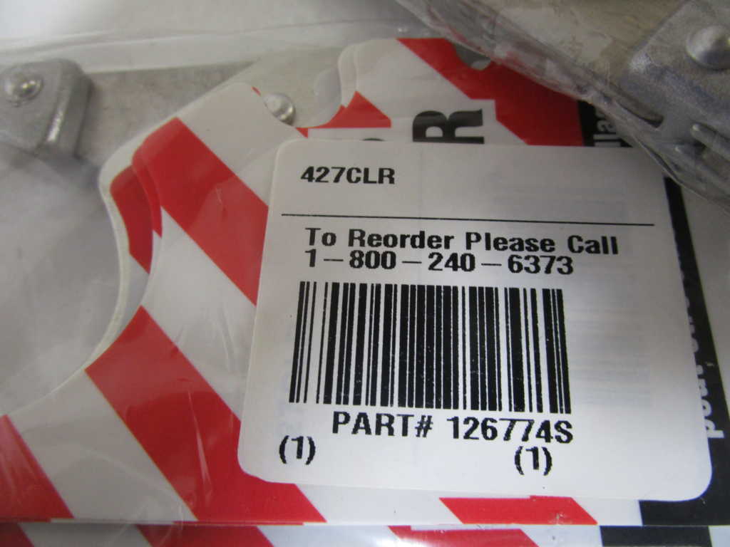 LOT OF 3 MASTER LOCK LOCKOUT HASP 427CLR *NEW IN BOX*