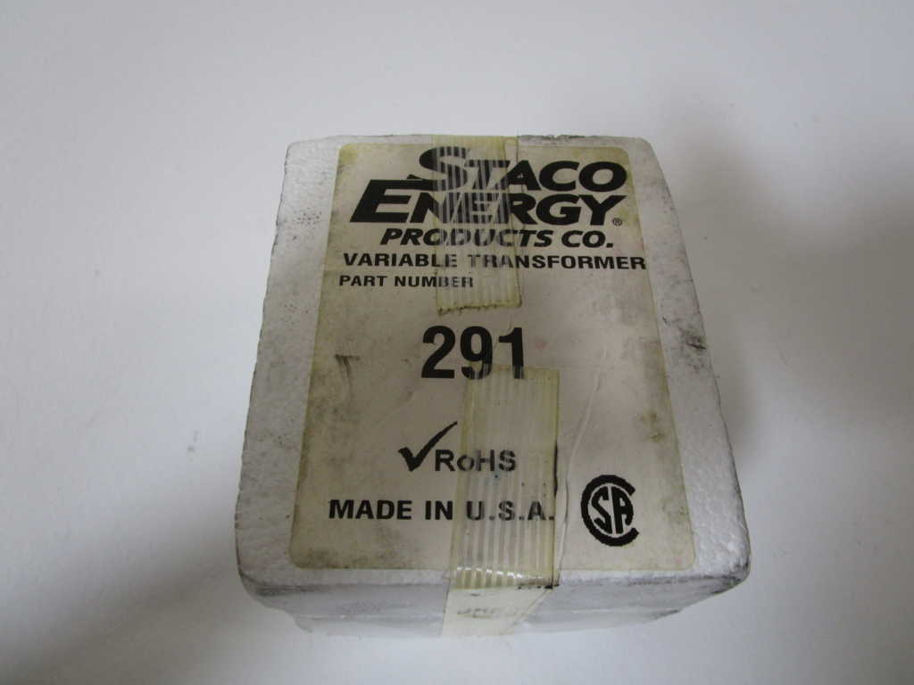 STACO ENERGY VARIABLE TRANSFORMER 291 *NEW IN BOX*