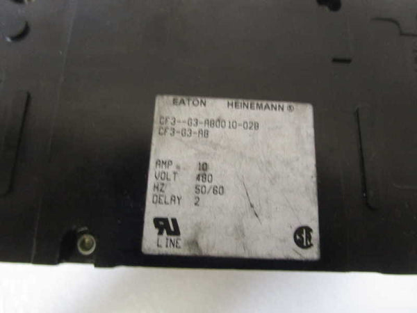 EATON CIRCUIT BREAKER CF3-G3-AB0010-02B  NSNP