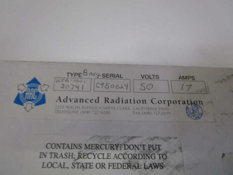 ARC LAMP 50V H5A-1001-30741  NSMP