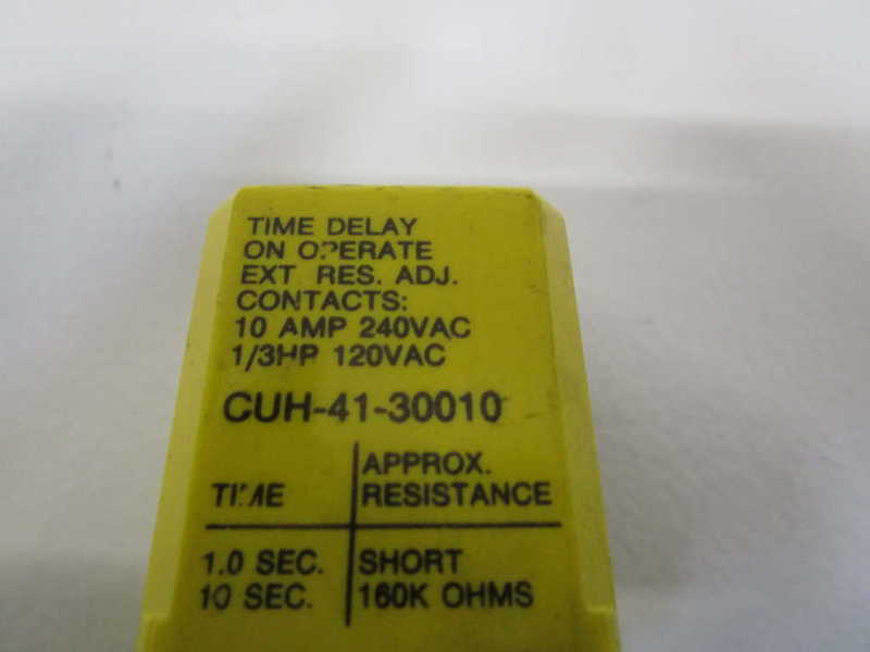 POTTER & BRUMFIELD CUH-41-30010 TIME DELAY RELAY *USED*