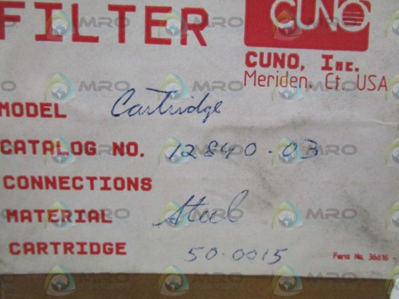 CUNO FILTER 12840.03  NSFS