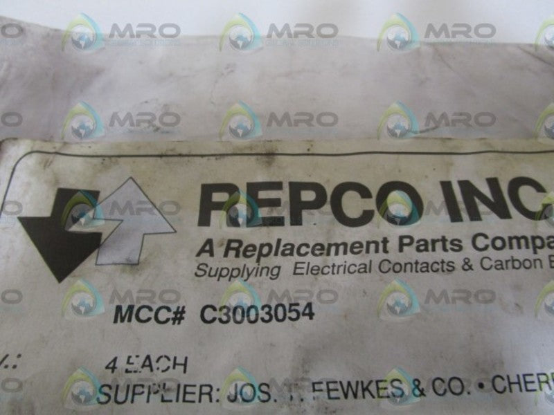 LOT OF 4 REPCO CARBON BRUSHES C3003054  NSNP IN BAG