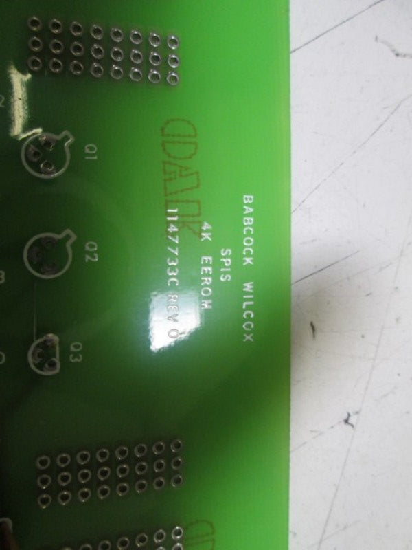 BABCOCK WILCOX BOARD 1147733C REV. O  UNMP