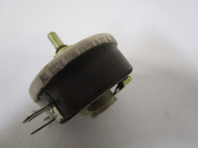 OHMITE 500OHM RHEOSTAT 0324 *NEW NO BOX*