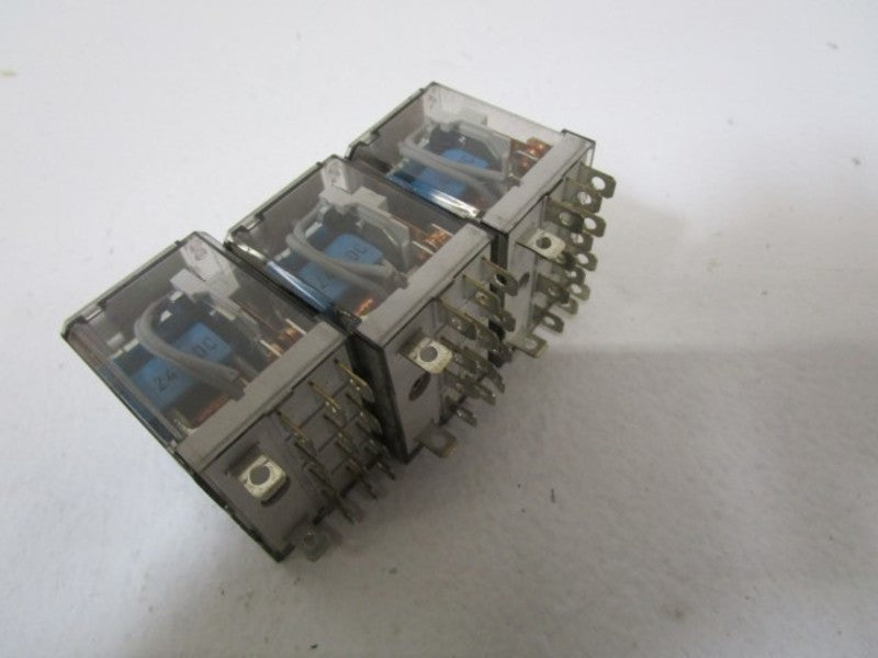LOT OF 3 FINDER 24VDC RELAY 56.34.9.024.0000 *NEW NO BOX *