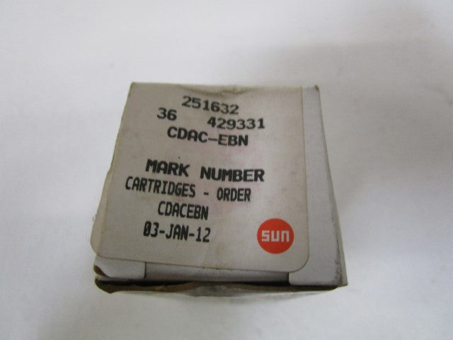 SUN HYDRUALICS VALVE CDAC-EBN *NEW IN BOX*