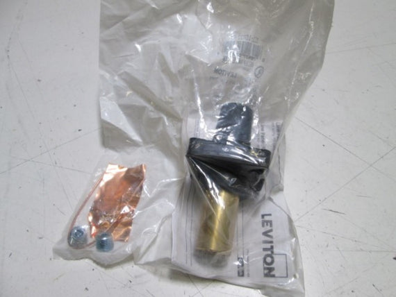 LEVITON RECEPTACLE 301-16R22-E (BLACK) *NEW IN FACTORY BAG*
