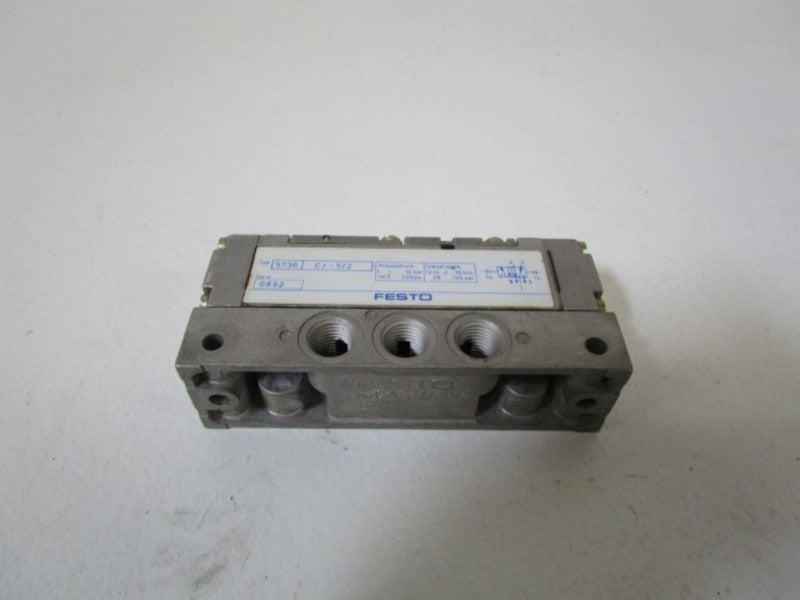 FESTO VALVE CJ-5/2 W/ CAS-1/4NPT  NSNP