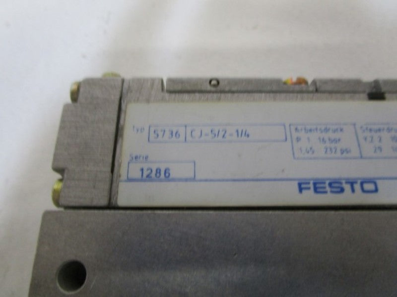 FESTO VALVE CJ-5/2-1/4  UNMP