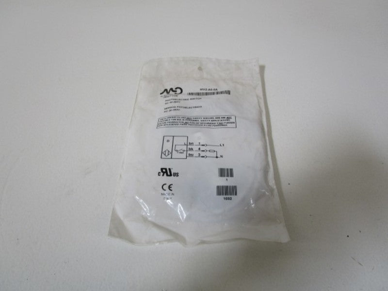 AUTOMATION DIRECT PHOTOELECTRIC SWITCH MV2-A0-0A * NEW IN FACTORY BAG *