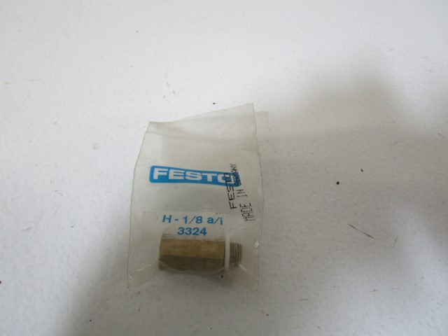 FESTO 3324 NON-RET. VALVE H-1/8-A/I * NEW IN FACTORY BAG *
