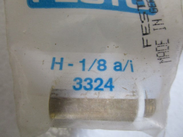 FESTO 3324 NON-RET. VALVE H-1/8-A/I * NEW IN FACTORY BAG *