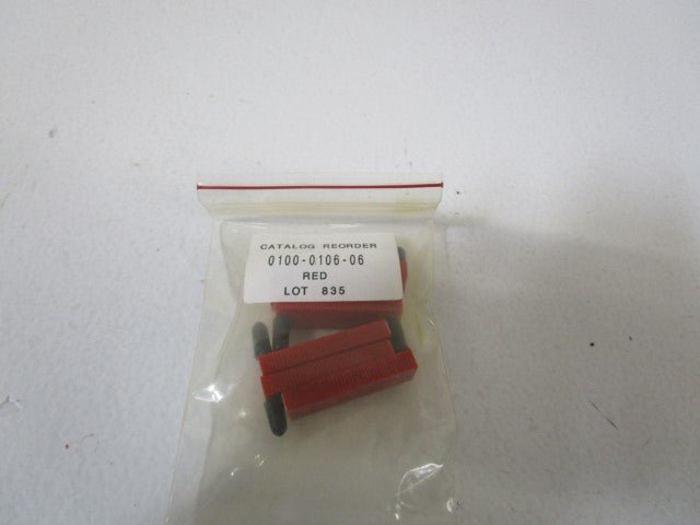 LOT OF 6 RED PEN 0100-0106-06 *NEW IN BAG*