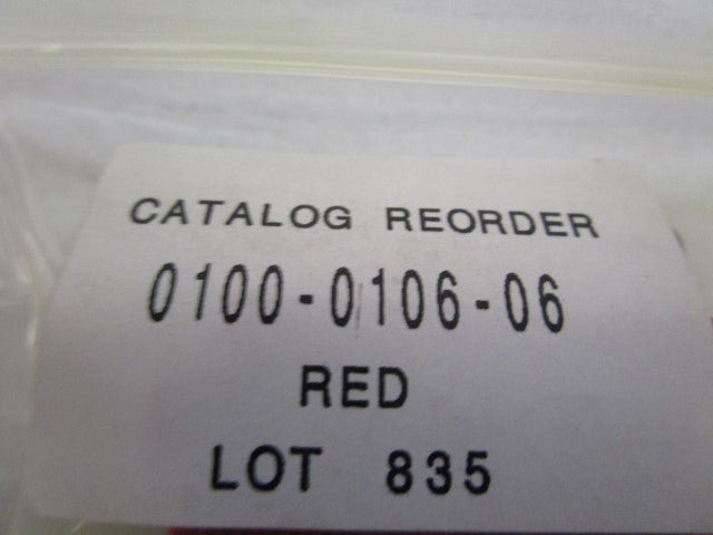 LOT OF 6 RED PEN 0100-0106-06 *NEW IN BAG*