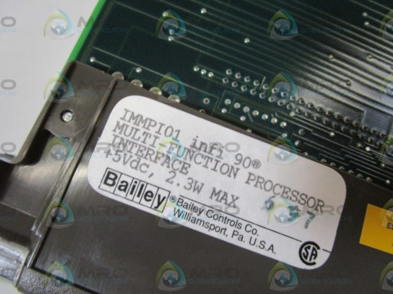BAILEY IMMPI01 INTERFACE MODULE PROCESSOR  NSMP