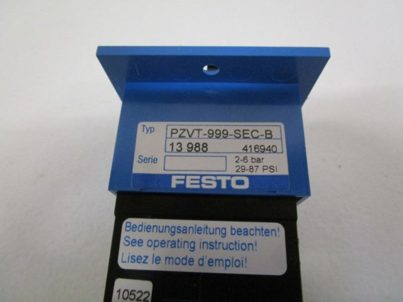 FESTO 13988 TIMER PZVT-999-SEC-B  NSNP