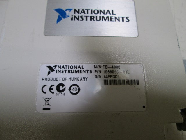 NATIONAL INSTRUMENTS FRONT-MOUNTING TERMINAL BLOCK TB-4330 *NEW NO BOX*
