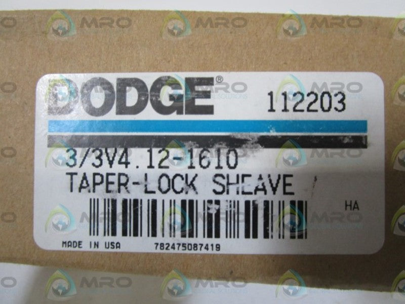 DODGE TAPER-LOCK SHEAVE 112203  NSMP