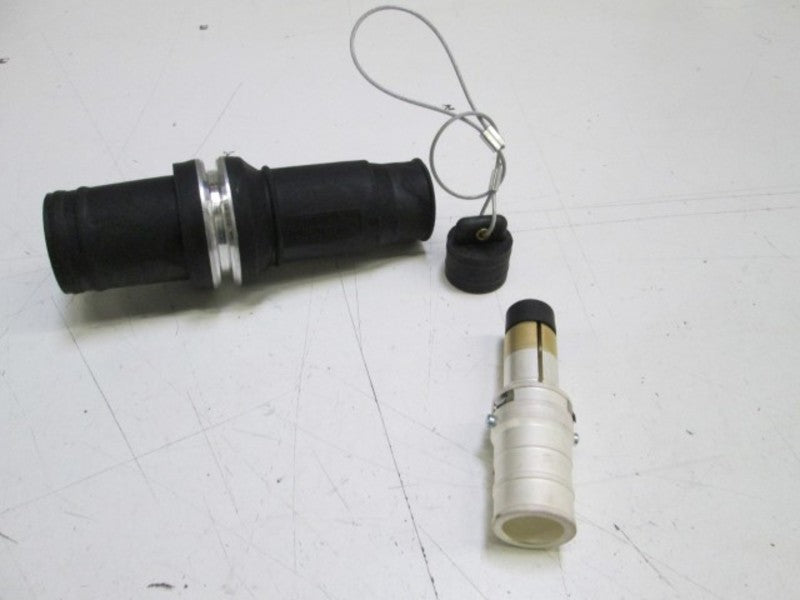 LEVITON BLACK PLUG 001-49M53-E * NEW IN FACTORY BAG *