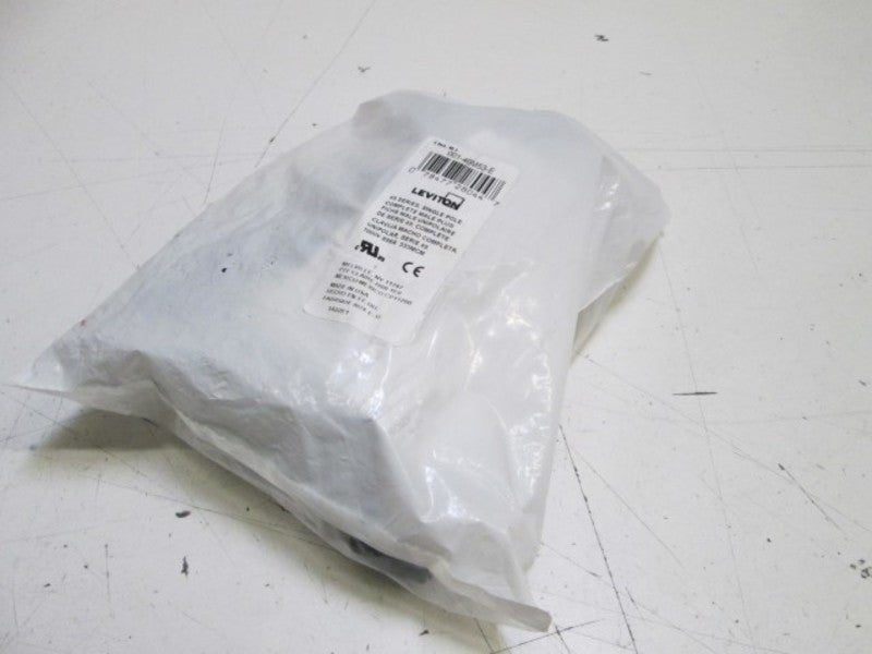 LEVITON BLACK PLUG 001-49M53-E * NEW IN FACTORY BAG *