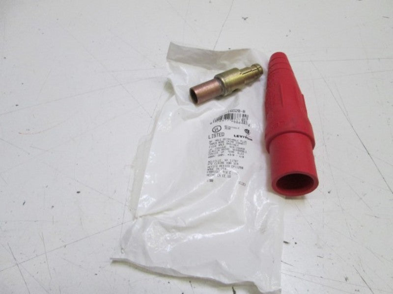 LEVITON RED PLUG 123-16D28-R (INCOMPLETE)  NSNP