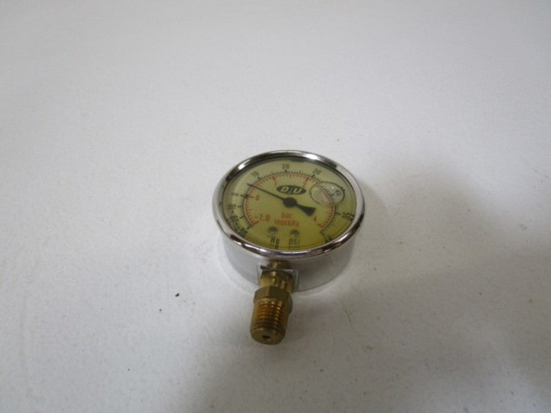DURO-UNITED PRESSURE GAUGE 25-400FG-02L-VAC/60  NSMP