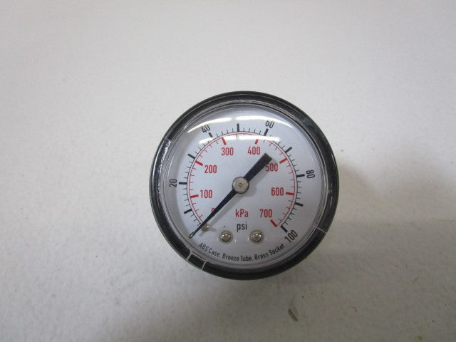 GRAINGER 4FMC6A PRESSURE GAUGE 0-100 PSI *NEW IN BOX*
