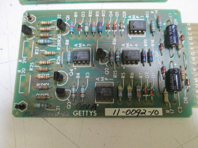 LOT OF 2 GETTYS CONTROLLER BOARD 11-0092-10 *USED*