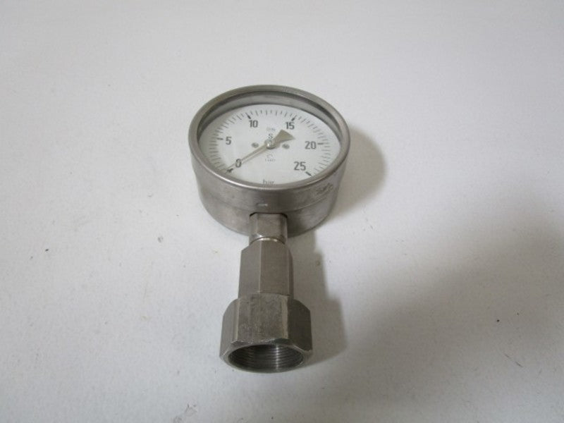 HAENNI PRESSURE GAUGE 0-25 KI.1,0 (AS PICTURED)  NSNP