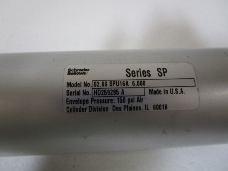 SCHRADER BELLOWS CYLINDER 02.00SPU16A6.000  NSNP