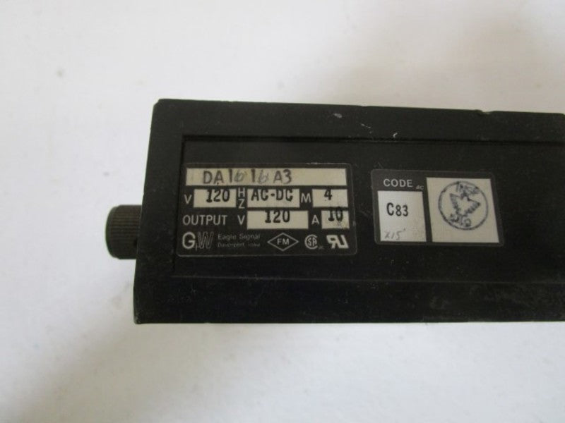 EAGLE SIGNAL ELECTRONIC TIMER DA1616A3  UNMP
