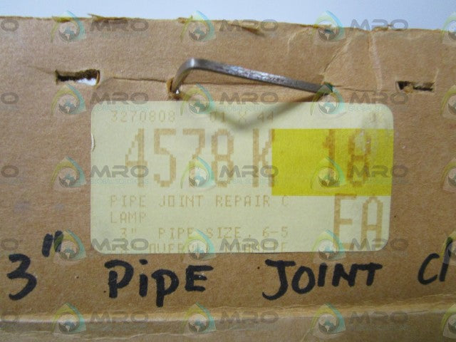 M.B. SKINNER 3" PIPE JOINT CLAMP *NEW IN BOX*