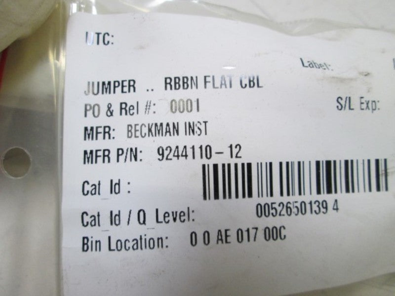 BECKMAN INST JUMPER RIBBON FLAT CBL 9244110-12  NSNP