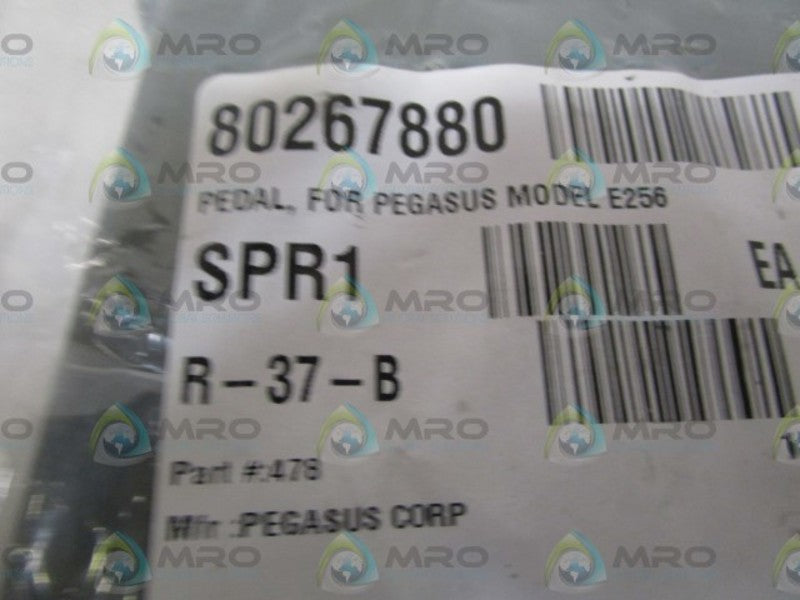 PEGASUS CORP. PEDAL FOR MODEL:E256  478  NSNP