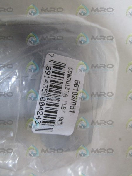 APPLETON CONDULET 1/2" LB  NSNP