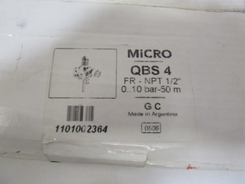 MICRO 1101002364 1/2" FITLER QBS 4 *NEW IN BOX*
