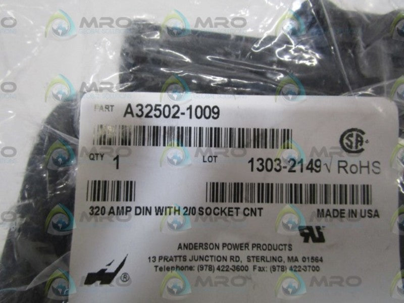 ANDERSON SOCKET CONNECTOR A32502-1009 * NEW IN FACTORY BAG *