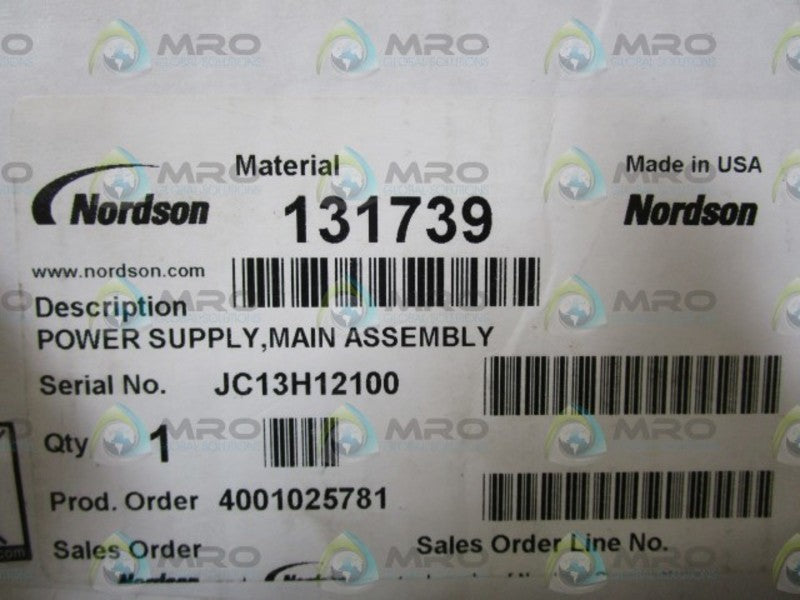 INDUSTRIAL SPARE PART 131739 NSMP