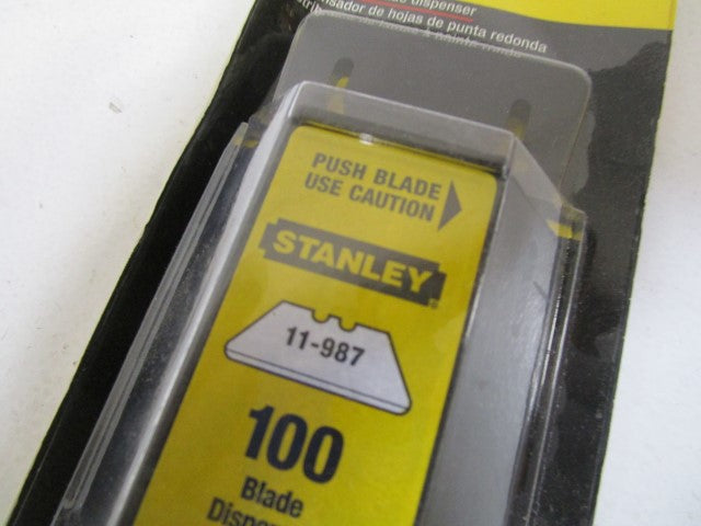 STANLEY ROUND POINT BLADE DISPENSER 11-988 (PKG of 100) * ORIGINAL PACKAGE *