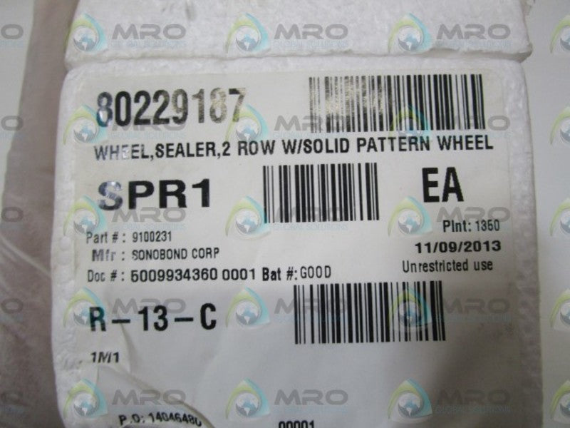 SONOBOND CORP. WHEEL SEALER 9100231 *NEW NO BOX*