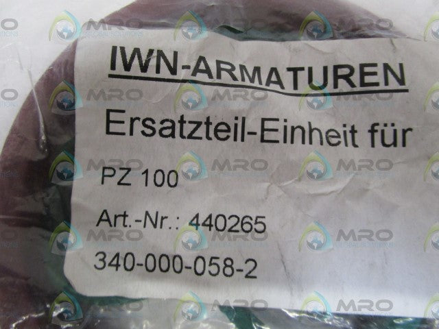 IWN-ARMATUREN 440265 KIT PZ100 *NEW IN BAG*